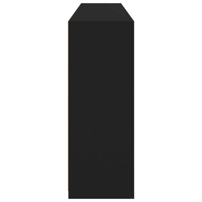 Senkki LED-valoilla musta 181,5x37x100 cm
