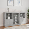 Senkki LED-valoilla betoninharmaa 181,5x37x100 cm