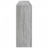 Senkki LED-valoilla harmaa Sonoma 181,5x37x100 cm