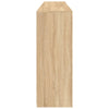 Senkki LED-valoilla Sonoma-tammi 202x37x100 cm