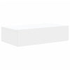 TV-taso LED-valoilla valkoinen 60x35x15,5 cm
