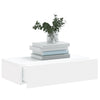 TV-taso LED-valoilla valkoinen 60x35x15,5 cm