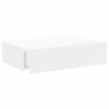 TV-taso LED-valoilla valkoinen 60x35x15,5 cm