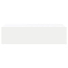 TV-taso LED-valoilla valkoinen 60x35x15,5 cm