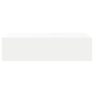 TV-taso LED-valoilla valkoinen 60x35x15,5 cm