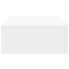 TV-taso LED-valoilla valkoinen 60x35x15,5 cm