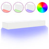 TV-tasot LED-valoilla 2 kpl valkoinen 60x35x15,5 cm