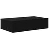 TV-taso LED-valoilla musta 60x35x15,5 cm