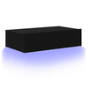 TV-taso LED-valoilla musta 60x35x15,5 cm