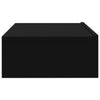 TV-taso LED-valoilla musta 60x35x15,5 cm
