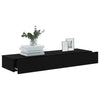 TV-tasot LED-valoilla 2 kpl musta 60x35x15,5 cm