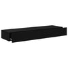 TV-tasot LED-valoilla 2 kpl musta 60x35x15,5 cm