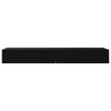 TV-tasot LED-valoilla 2 kpl musta 60x35x15,5 cm