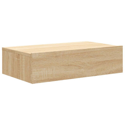 TV-taso LED-valoilla Sonoma-tammi 60x35x15,5 cm