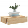 TV-taso LED-valoilla Sonoma-tammi 60x35x15,5 cm