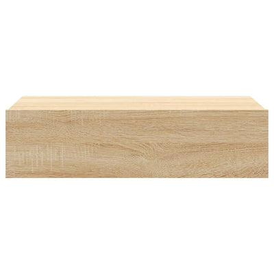 TV-taso LED-valoilla Sonoma-tammi 60x35x15,5 cm