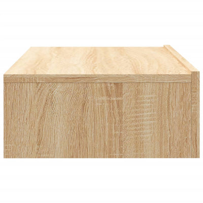 TV-taso LED-valoilla Sonoma-tammi 60x35x15,5 cm