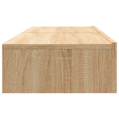 TV-tasot LED-valoilla 2 kpl Sonoma-tammi 60x35x15,5 cm