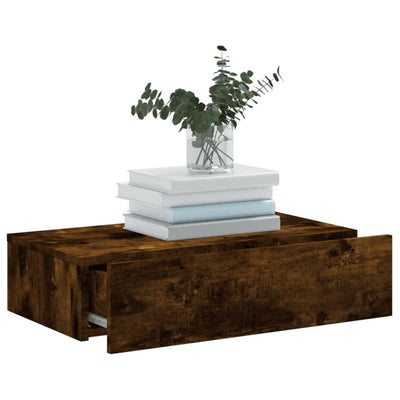 TV-taso LED-valoilla savutammi 60x35x15,5 cm