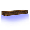 TV-tasot LED-valoilla 2 kpl savutammi 60x35x15,5 cm