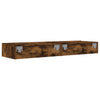 TV-tasot LED-valoilla 2 kpl savutammi 60x35x15,5 cm