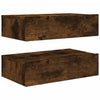 TV-tasot LED-valoilla 2 kpl savutammi 60x35x15,5 cm