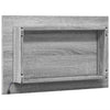 Kylpyhuoneen peili harmaa Sonoma 60x8,5x38 cm tekninen puu