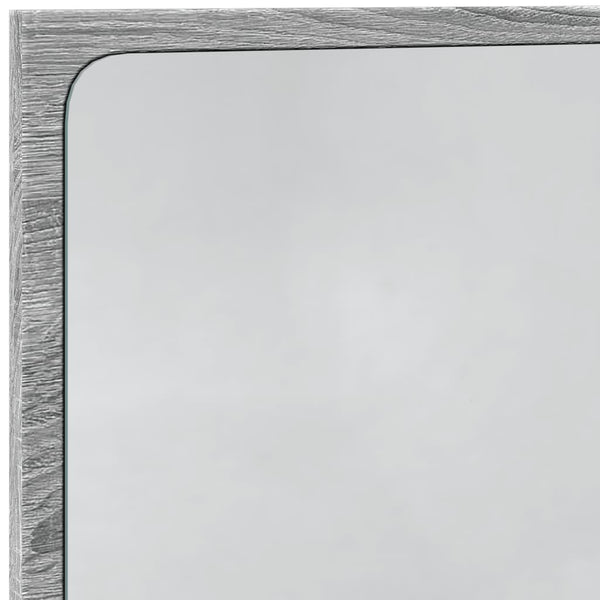 Kylpyhuoneen peili harmaa Sonoma 60x8,5x38 cm tekninen puu