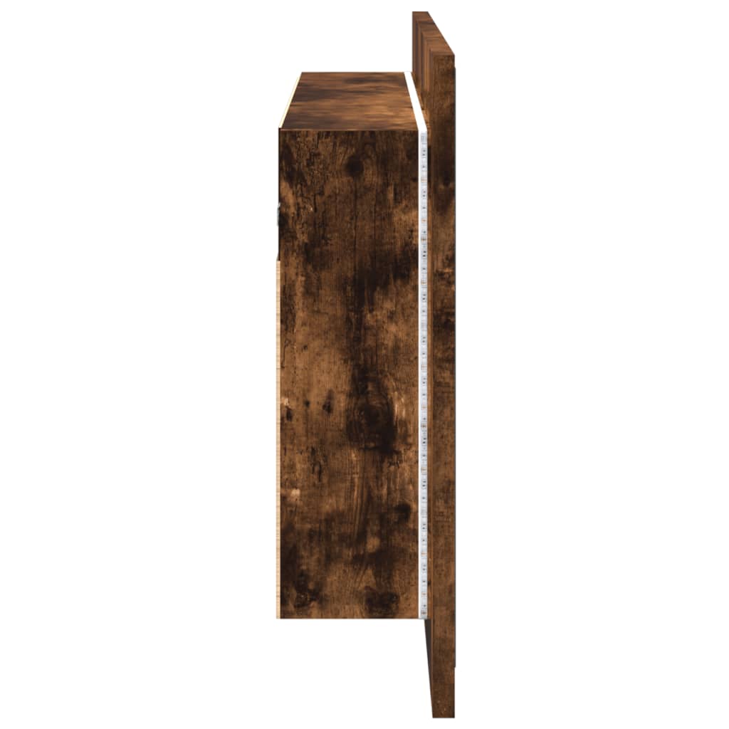 Savutammi kylpyhuoneen led peilikaappi Iordana 80x12x45cm (akryyli)