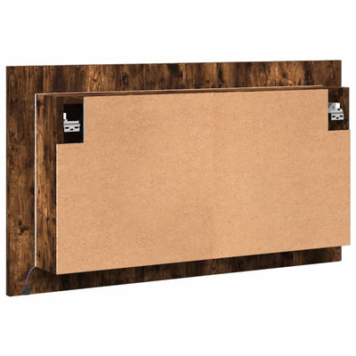 Kylpyhuoneen LED peilikaappi savutammi 80x12x45 cm akryyli