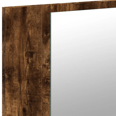 Kylpyhuoneen LED peilikaappi savutammi 80x12x45 cm akryyli