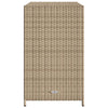 Beige puutarhan säilytyskaappi Chioveanu 83x45x76cm (polyrottinki)