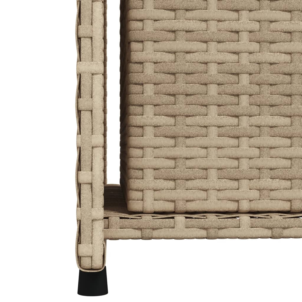 Beige puutarhan säilytyskaappi Alecsandrina 50x55x115cm (polyrottinki)