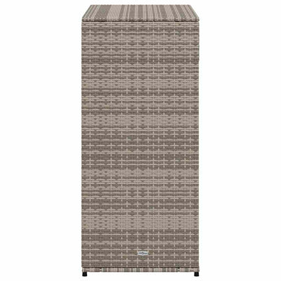 Harmaa puutarhan säilytyskaappi Calhoun 105x55x113cm (polyrottinki)