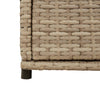 Puutarhan säilytyskaappi beige 105x55x113 cm polyrottinki