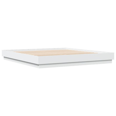 Valkoinen sängynrunko Sz 180x200cm (puinen)