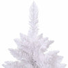 Tekojoulukuusi 300 LED-valoilla Valkoinen 240 cm PVC ja metalli