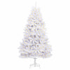 Tekojoulukuusi 300 LED-valoilla Valkoinen 270 cm PVC ja metalli