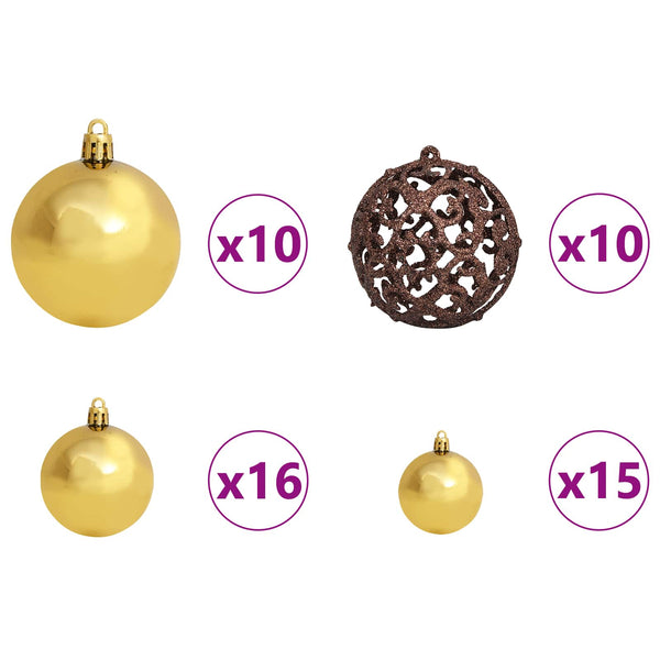 Tekojoulukuusi 180 cm PVC ja teräs valkoinen
