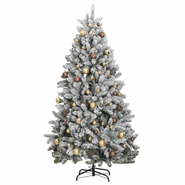 Tekojoulukuusi saranoilla 300 LED-valoa ja joulupalloa 300 cm