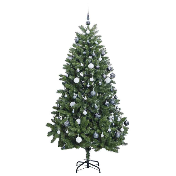 Tekojoulukuusi saranoilla 300 LED-valoa ja joulupalloa 300 cm