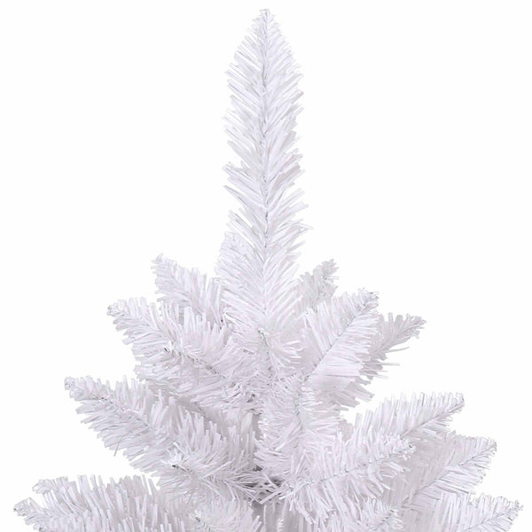 Tekojoulukuusi Valkoinen 128 x 128 x 270 cm PVC ja metalli