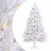 Tekojoulukuusi Valkoinen 138 x 138 x 300 cm PVC ja metalli