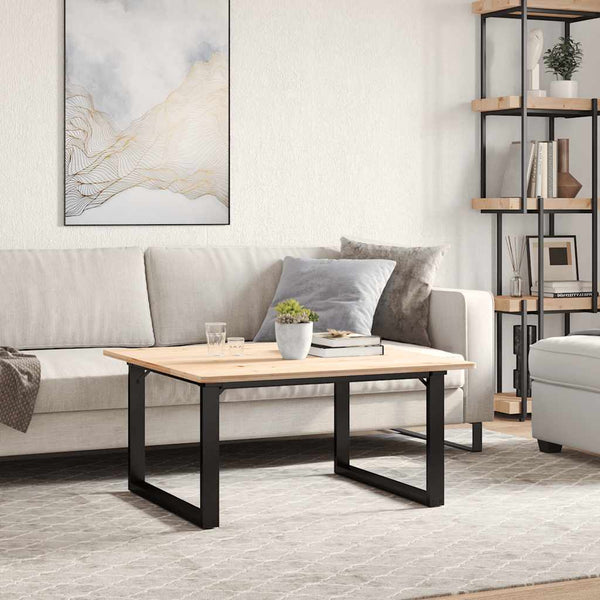Sohvapöydän jalat O-muoto 70x60x43 cm terästä