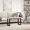 Sohvapöydän jalat O-muoto 90x30x43 cm terästä