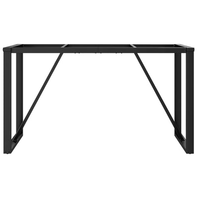 Ruokapöydän jalat O-muoto 140x60x73 cm valurauta