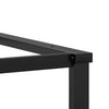 Ruokapöydän jalat O-muoto 160x80x73 cm valurauta