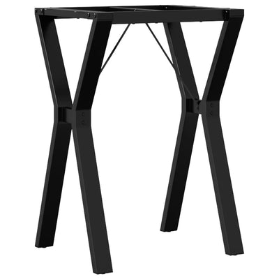 Ruokapöydän jalat Y-muoto 50x40x73 cm valurauta