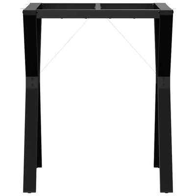Ruokapöydän jalat Y-muoto 60x60x73 cm valurauta