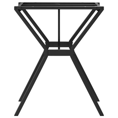 Ruokapöydän jalat Y-muoto 60x60x73 cm valurauta